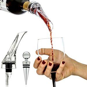 BAR GIANT Wine Aerator Pourer And Stoppe NWT